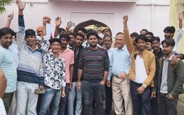 Dausa News: Gau Sewak attacked in Dausa, protest at police station; Demand for strict action against accused