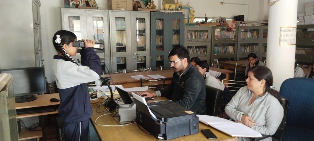 Aadhaar cards of 150 children updated in Dharampur school