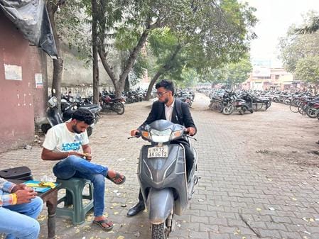 Parking started at the bus stand, Rs 20 for two-wheelers and Rs 30 for cars