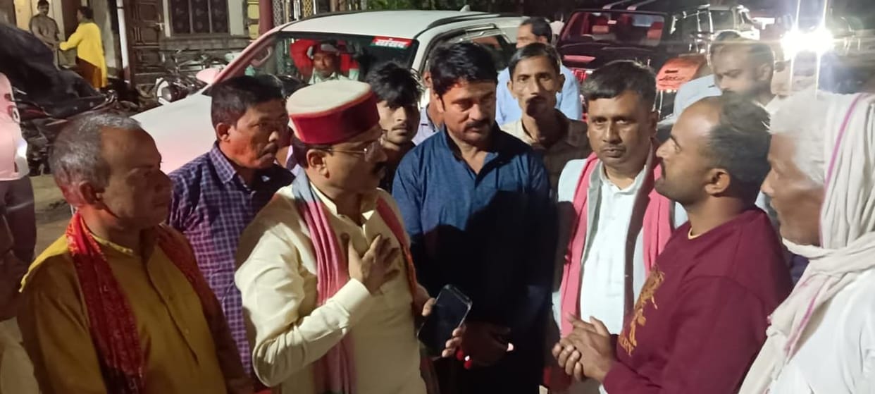 The contractor fled, leaving the road incomplete, and villagers protested.