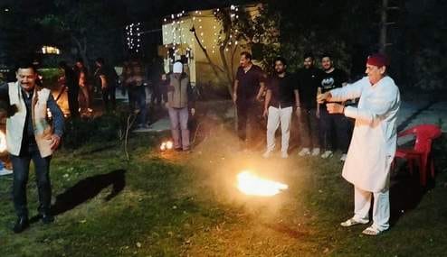 People celebrated Igas-Baghwal festival by playing Bhailo.