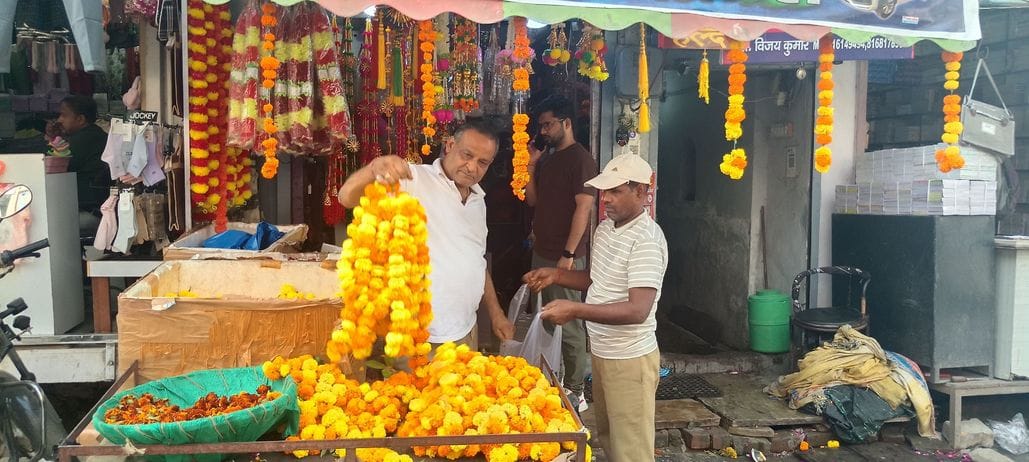 The flower market is booming due to increased demand for weddings.