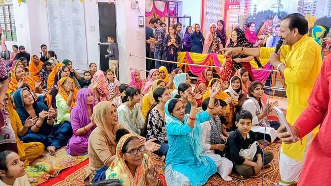 Celebrated the grand festival of Shyam Baba's birth anniversary