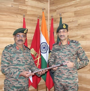 Srinagar, Major General Tushar Sharma, Taken Charge