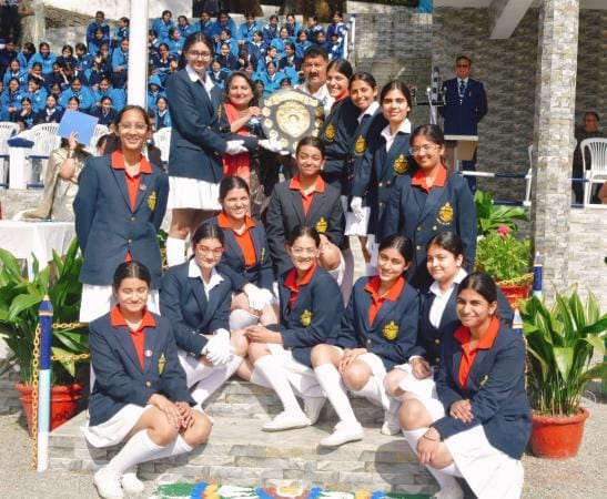 Girls showcase their talent in the annual athletic meet.