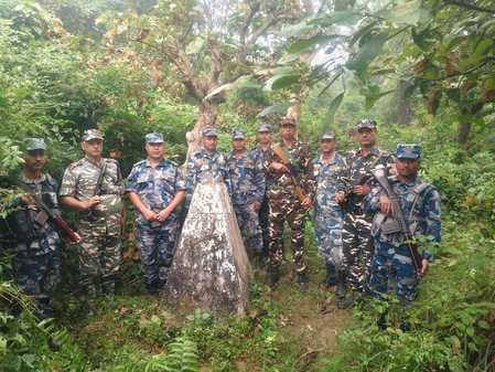 India-Nepal officials conduct joint pillar patrol