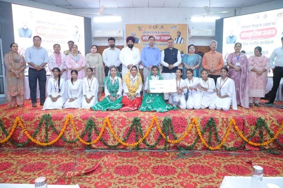 Participants showcased the culture of Haryana in the cultural programme.