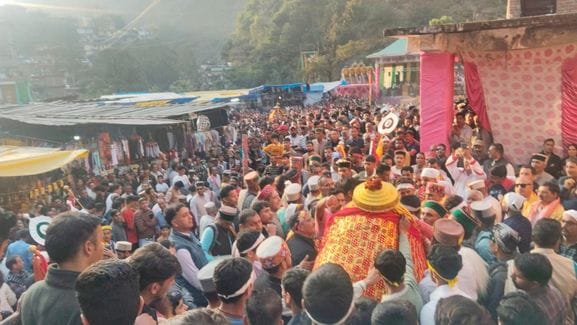 Siraj festival begins with procession of six deities