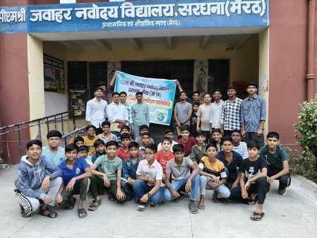 Om Sai got first place in the speech competition