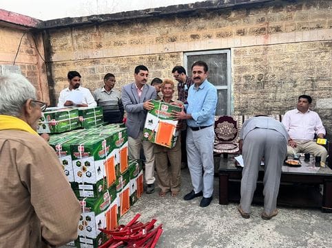 Agricultural equipment distributed to farmers in Goyala and Patta Bariyan