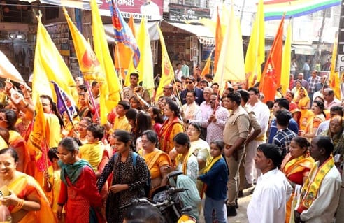 The chants of Shyam Baba resonated in the procession of Khatu Naresh.