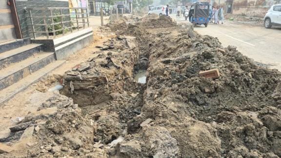 Rainwater will no longer stop from the railway junction to Sarai Chaupata.