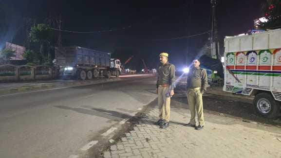 Police patrolling increased at night, security tightened in the city