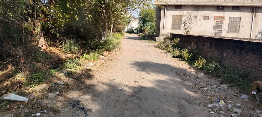 The road from Krishna Colony to Majra Bridge could not be built