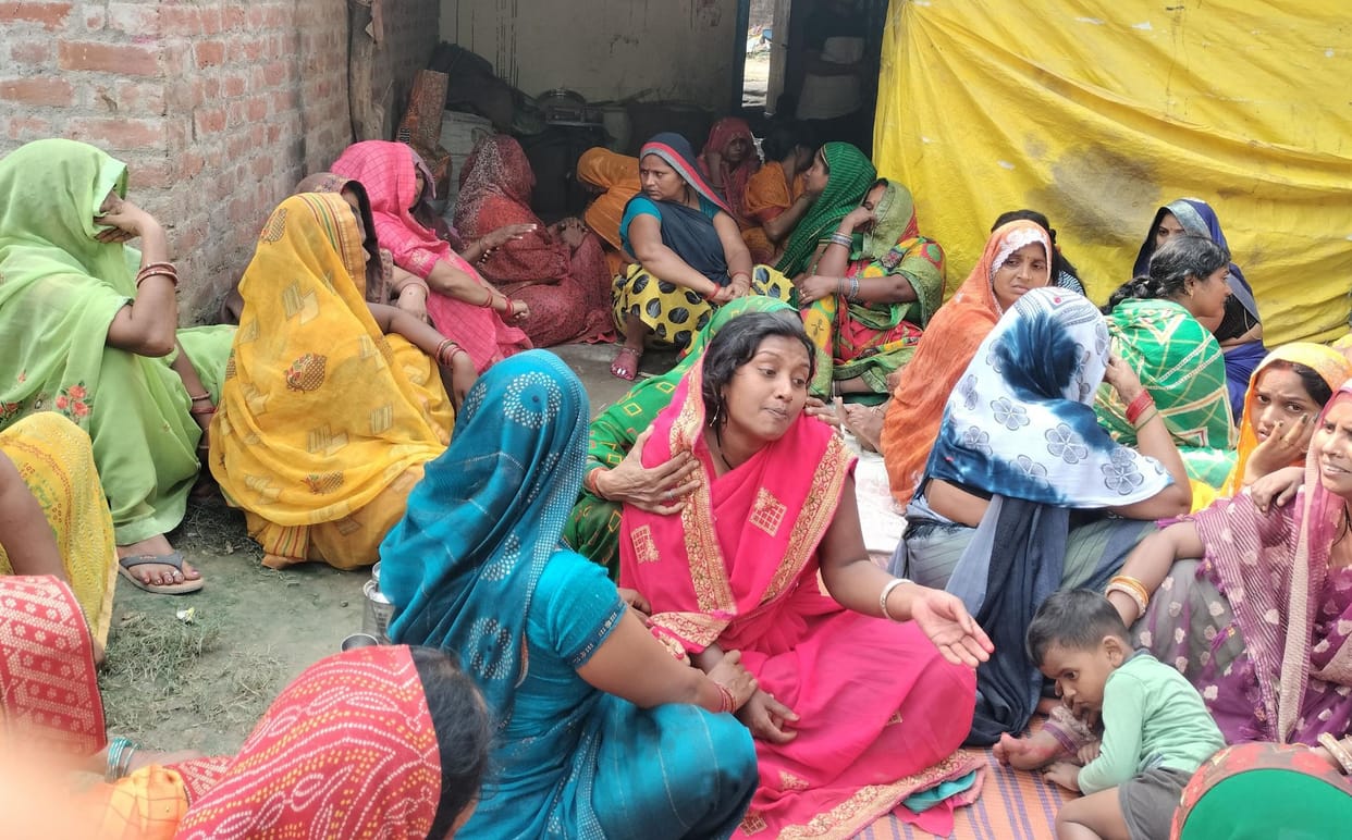 Two bikes collided after being hit by an SUV, killing two youths.