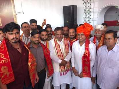 The campus resonated with chants of Jai Shri Shyam.