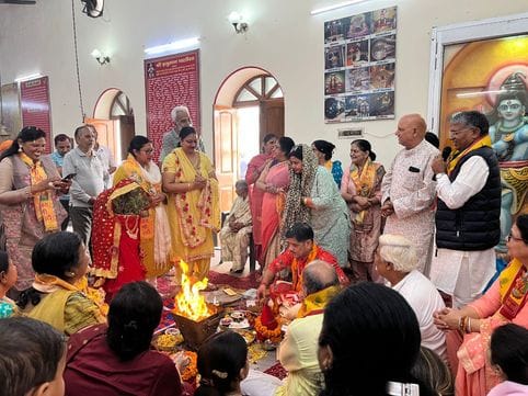 Marriage of Shaligram and Tulsi