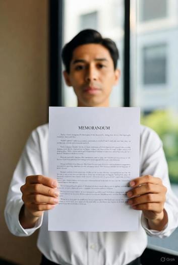 Allegations of breach of promise against the administration, memorandum submitted to SDM