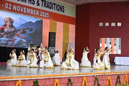 Shivansh was awarded the Best Cadet, Guardian Vipul Chandra Memorial Trophy
