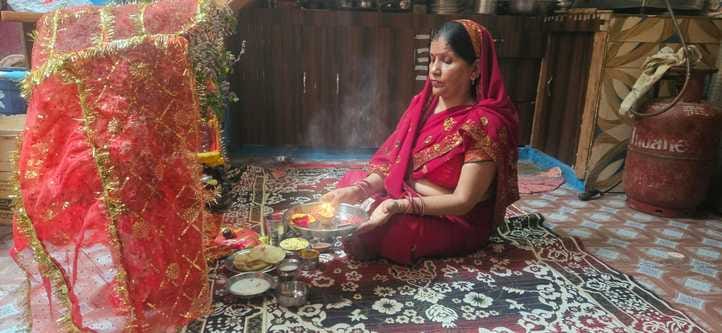 Tulsiji was married to Lord Vishnu with great pomp and show
