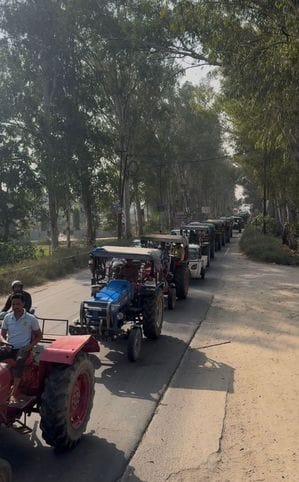 Farmers took sugarcane committee officials hostage and locked them