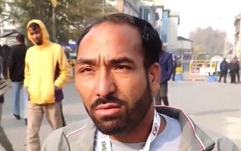 Srinagar, Kashmir Marathon, Handicap Irshad Manjoor Bhatt