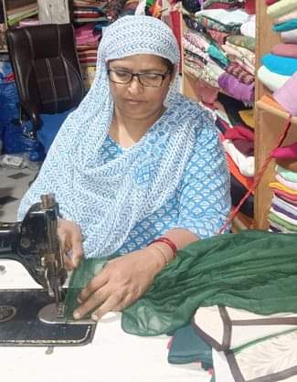 Ompati, who never put a needle to thread, now runs a boutique.