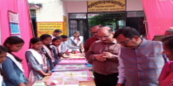Students shared information about career options, set up stalls