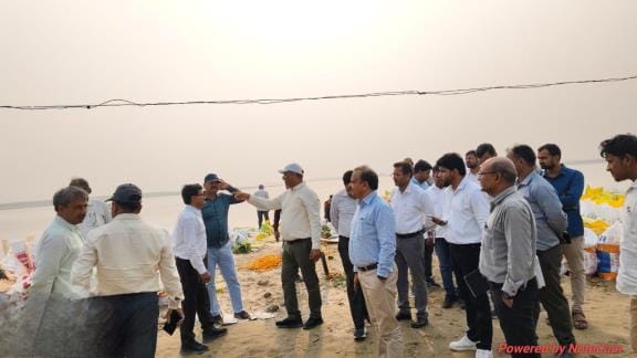 Gorakhpur News: Efforts to divert the Saryu river intensified, CE conducted a survey for dredging.