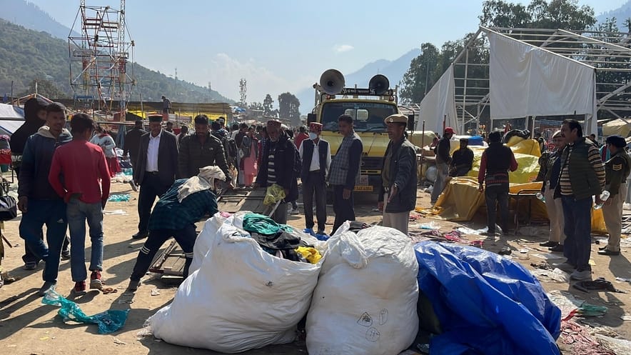 The administration cracked down on traders, removing more than half their shops.