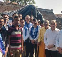 A BSP delegation met with the victim's family.
