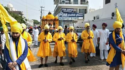 Nagar Kirtan organised to commemorate the birth anniversary of Guru Nanak Dev