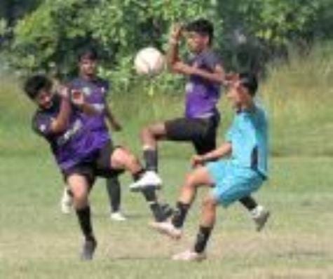 In the Senior Men's State Football Championship, Meerut defeated Saharanpur 4-0
