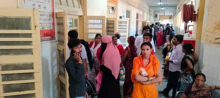 People are troubled by seasonal diseases...queues are forming from prescription to medicine counter.