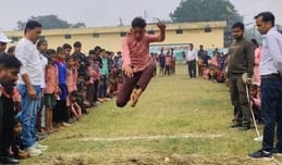 Vineet, Farheen and Ilma came first in the race