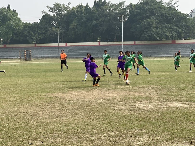 Ritu's five-goal haul helped Varanasi beat Moradabad Division 15-0.Ritu's five-goal haul helped Varanasi beat Moradabad Division 15-0.Ritu's five-goal haul helped Varanasi beat Moradabad Division 15-0.