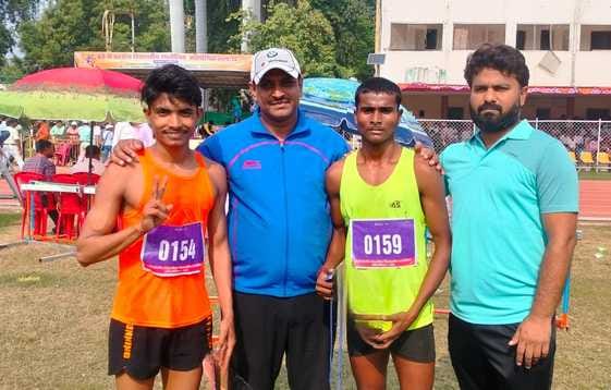 Lavlesh and Satendra won gold and silver medals in state level athletics