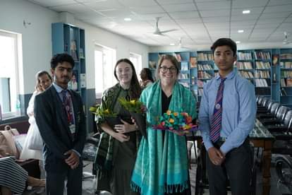 Mukti USA team interacted with the students