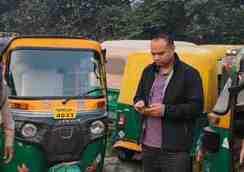 Eight auto-rickshaws and e-rickshaws were seized for expired fitness tests, and six were issued challans.