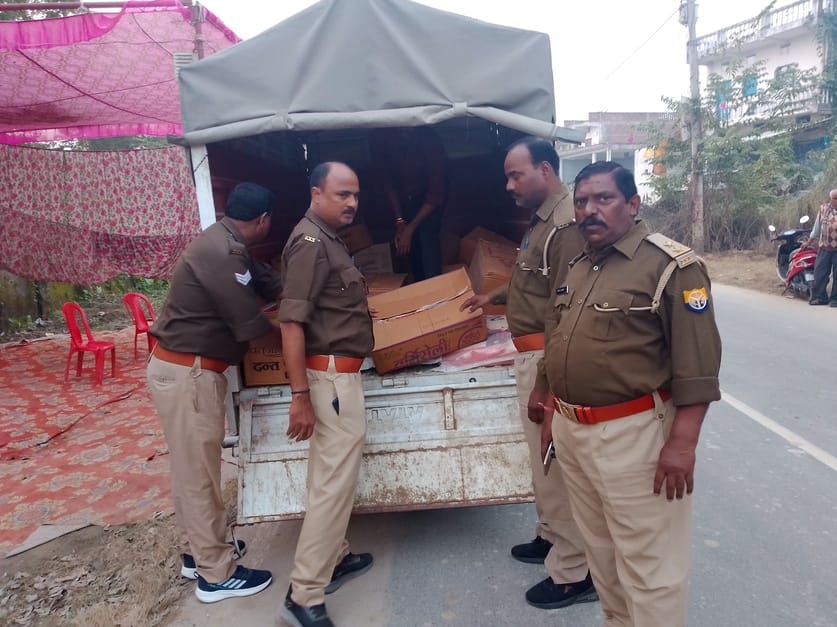 Police activity increased in the border areas of Bihar