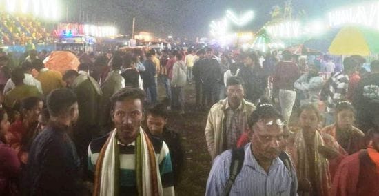 Kakora Fair -Devotees thoroughly enjoyed the fair, which showcased the cultures of two districts.