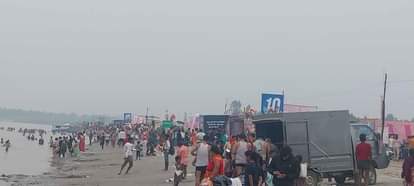 A wave of faith surged on the banks of the Ganges on Kartik Purnima.