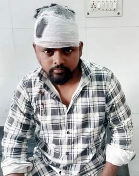 Eight passengers travelling in an e-rickshaw were injured after a DCM collided with it.