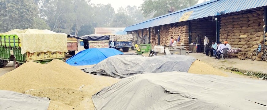Farmers are facing problems in getting their paddy weighed at the B-PACS centre.