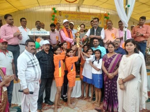 Tarkulwa district champion in sports competition, Deshai Deoria second place