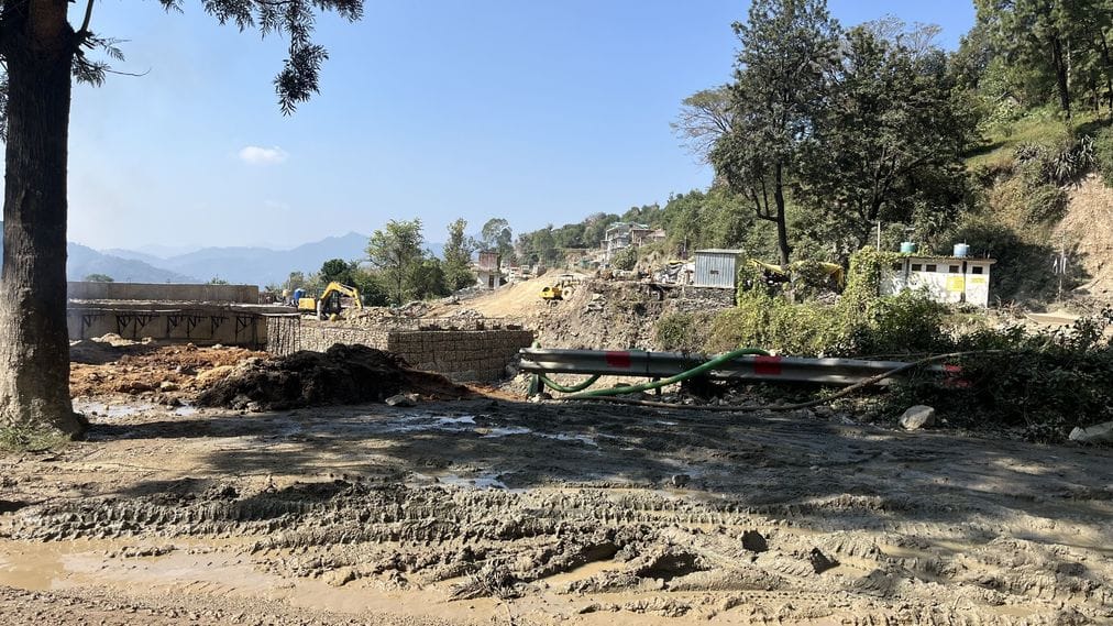 The new alignment of the under-construction Narla-Mandi four-lane road excludes several towns.