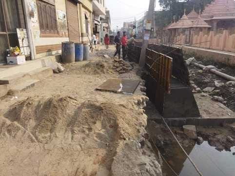 Four-wheelers can now easily pass through the Rajbaha track.