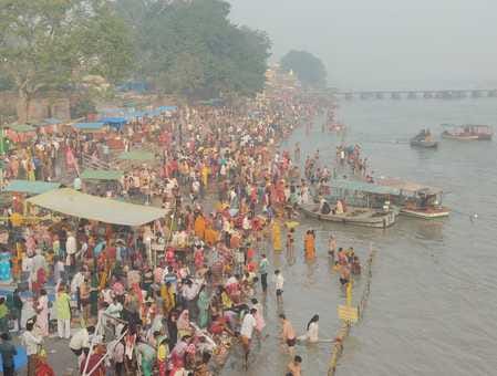 Took a dip amidst the chants of Har Har Gange