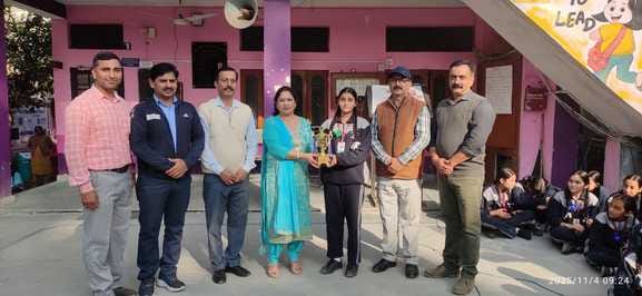 Aditi secured third position in the district in essay writing.