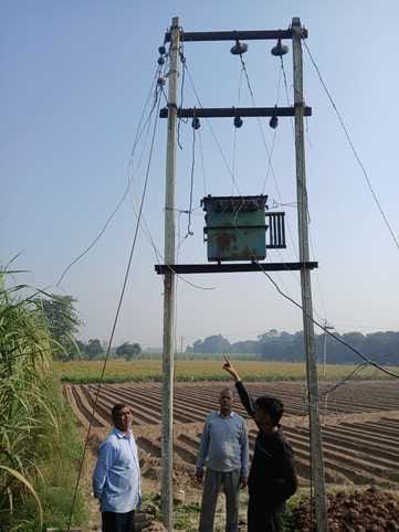 LT power line wire going to tube wells stolen